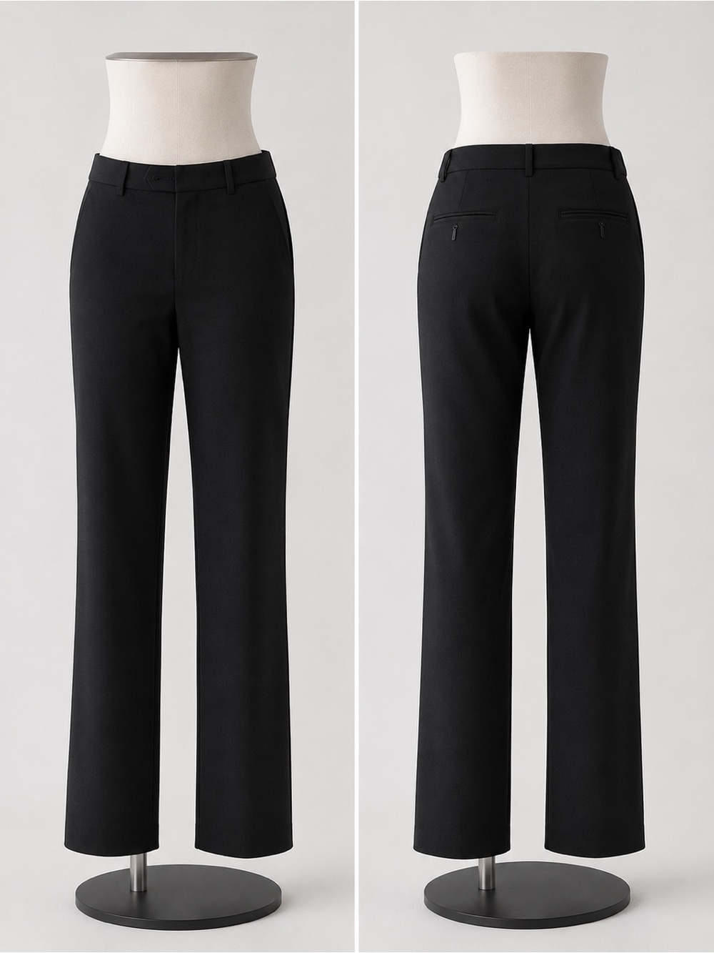 Tommy Hilfiger Black Wool Blend Dress Pants Men’s 30x30